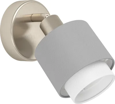 Produktbild von EGLO Wandlampe Bellizzi, Wandleuchte innen mit schwenkbarem Spot, Wandspot, Wand Lampe für Wohnzimmer und Schlafzimmer, E14