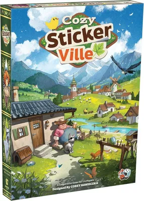 Produktbild von Gemütliches Stickerville Brettspiel