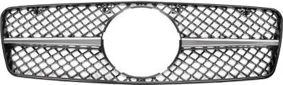 Produktbild von DIEDERICHS 1625440 Kühlergrill Frontgrill passend für MERCEDES-BENZ CLK (C208) Chrom Schwarz