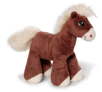 Produktbild von NICI Soulmates -Kuscheltier Pferd Velvet braun, stehend 15cm
