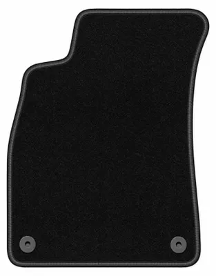 Produktbild von Fahrermatte Automatte Velours Schwarz für Audi A4 B6 2002-2006