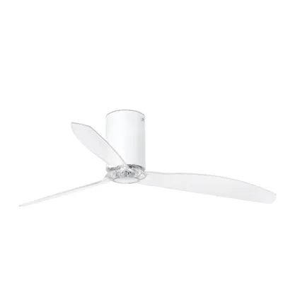 Produktbild von Energiespar Deckenventilator mit Fernbedienung Mini Tube Weiß matt 128 cm