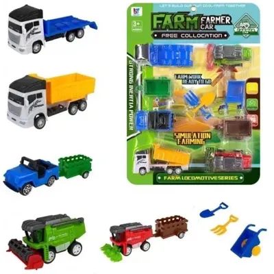 Produktbild von Fahrzeugset „Bauernhof“ – Trifox
