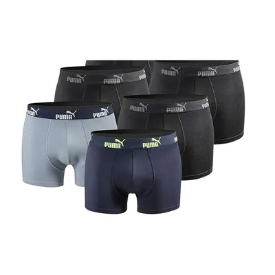 Produktbild von PUMA Herren Basic Boxer Shorts 6er-Pack XXL Navy / Blue
