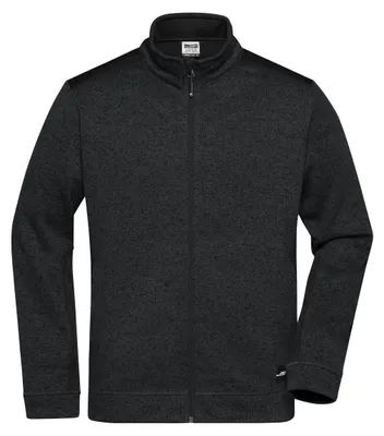 Produktbild von James and Nicholson - "Strong" Fleecejacke für Herren - Arbeit LT6057 (L) (Schwarz)