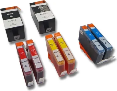 Produktbild von vhbw 8x Tintenpatronen kompatibel mit HP Officejet 6500 A Plus, 7000 Drucker - Set Cyan, Magenta, Yellow, Schwarz + Chip (Kompatibel)