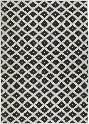 Zdjęcie produktu dla 80x250 cm Dywan Twin-Wendeteppiche 103124 schwarz creme - na zewnątrz i do domu