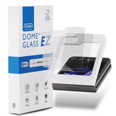 Zdjęcie produktu dla Szkło Hartowane Whitestone Ez Glass 2-Pack Galaxy Z Flip 5 Clear