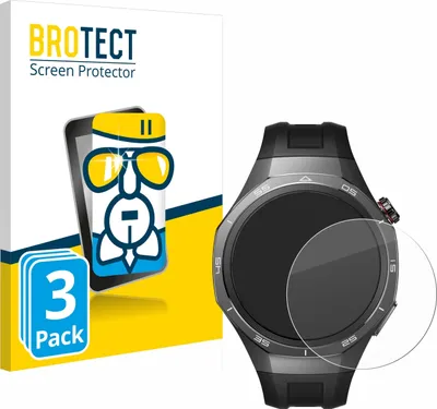 Produktbild von 3x BROTECT Schutzglas für Huawei Watch GT 5 Pro (46 mm) Schutzfolie Panzer Folie Glas Display Schutz klar