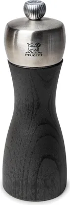 Produktbild von PEUGEOT Salzmühle FIDJI 15cm Anthrazit Buchenholz Edelstahl Stahlmahlwerk
