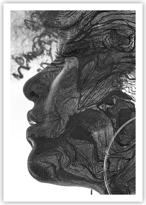 Produktbild von Poster - Poster ohne Rahmen - Frau Linie Kunst. - 70x100 cm - Wand Bild - Wanddeko - Wandbilder - Kunstposter - Wandposter - Bilder - Kunstdruck - Wanddekoration - Wandbild - P2XPA70x100-4687