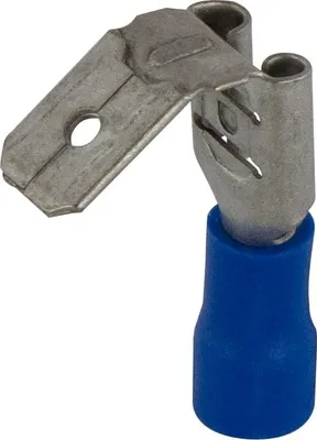 Produktbild von REV Flachsteckhülse mit Abzweig, blau, 6,3 x 0,8 mm, 25 Stück