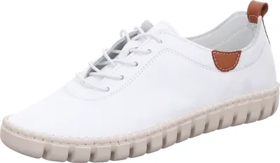 Produktbild von Gemini Damen Schnürschuhe Leder Halbschuhe 394050-02, Größe:42 EU, Farbe:Weiß