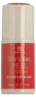 Produktbild von alessandro Striplac Peel or Soak 173 Dont let me wait 8ml, 8 ml, Rot, Dont let me wait, Färbung, Schutz, Verstärkung, Glanz, Flasche