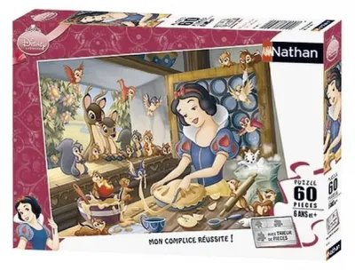 Productafbeelding van Nathan Puzzel Sneeuwwitje, 60 stukjes (27,5 x 19,2 cm) (Ravensburger 86554)