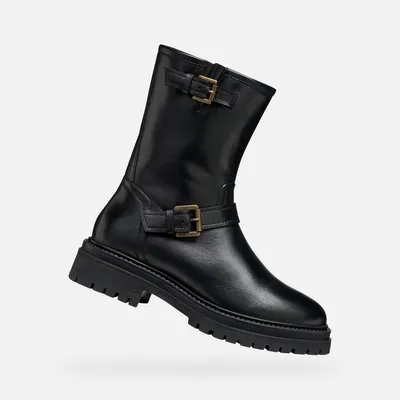 Produktbild von Geox Schwarze Damen-Ankle-Boots von Iridea 36