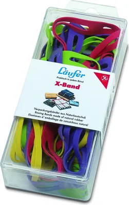 Produktbild von Läufer X Band in der Dose 30 g Größen und Farben sortiert