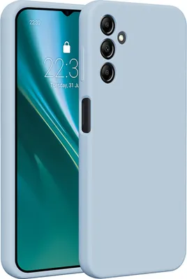 Immagine prodotto di Custodia in silicone Etteri per Samsung Galaxy A14 blu chiaro