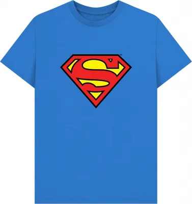 Immagine prodotto di Superman - Maglietta "ufficiale" per uomo/donna Unisex PN2118 (L) (Blu brillante)