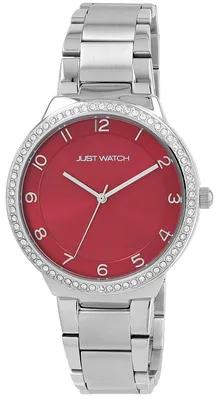 Produktbild von Damenuhr Edelstahl 40 mm Gehäusedurchmesser 20 mm Armbandbreite Quarzwerk 5 ATM wasserdicht