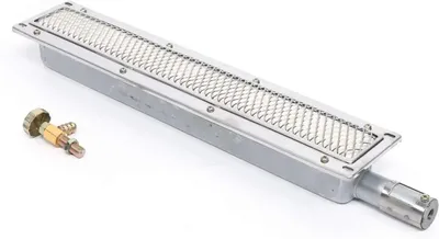 Zdjęcie produktu dla Grill gazowy z palnikiem na podczerwień, stal nierdzewna, łatwy montaż, srebrny