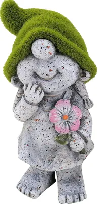 Obrázek produktu pro Dekorace MagicHome, Holcicka se zelenym kloboukem, keramika, 9,5x6,5x17,8 cm