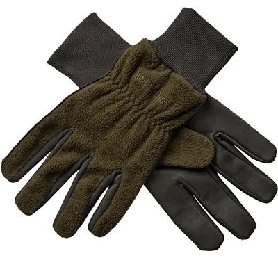 Produktbild von Deerhunter Fleecehandschuhe, mit Leder (Art Green) Größe L