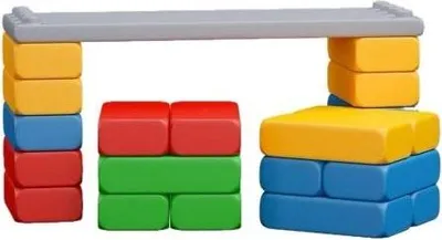 Immagine prodotto di Lavagna didattica con mattoncini set grande 23el