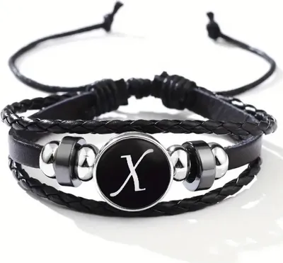 Produktbild von Armband Alphabet - X für stilbewusste Uni-Träger KP30416