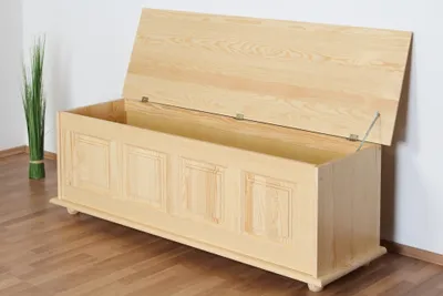 Produktbild von Holztruhe Kiefer natur