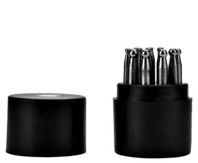 Produktbild von 17-teiliges Dapping-Stanzer-Set, Werkzeug für die Schmuckherstellung, Dapping-Block-Stanzer für die Perlenproduktion, Metallmaterial