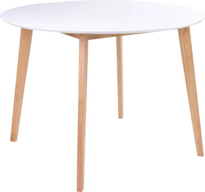 Produktbild von Esstisch >Vojens< in Weiss, MDF - 105x75x105cm (BxHxT)