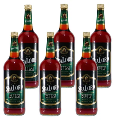 Produktbild von Sealord Echter Übersee Rum (6 x 1,0L)