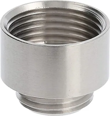 Image de WISKA Extension M/M de M16x1,5 à M20x1,5 MRM-M16/M20 rond Laiton (CuZn) nickelé Filetage de raccordement 6,0 mm - 1