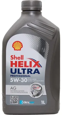 Produktbild von SHELL Helix AG Ultra Professional für 5W-30 1 Liter Motoröl Motorenöl DEXOS 2 Öl