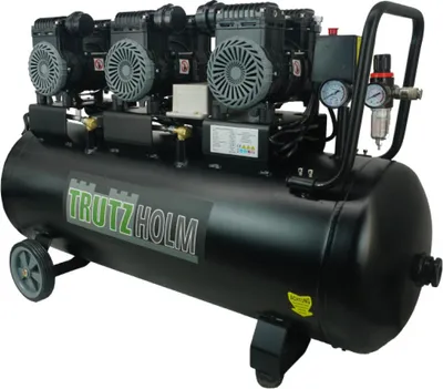 Produktbild von Premium Brushless Silent Flüsterkompressor 100L, 2700W, 62dB, 8 bar, ölfrei, leise
