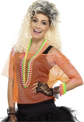 Produktbild von Smiffys - Kostüm-Oberteile für Damen SM1323 (L-XL) (Neon-Orange)