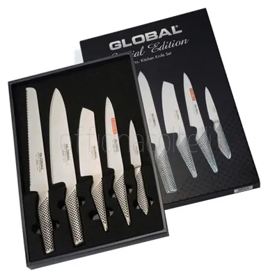 Image de Ensemble de couteaux Global, 5 pièces, modèle G-2951138R