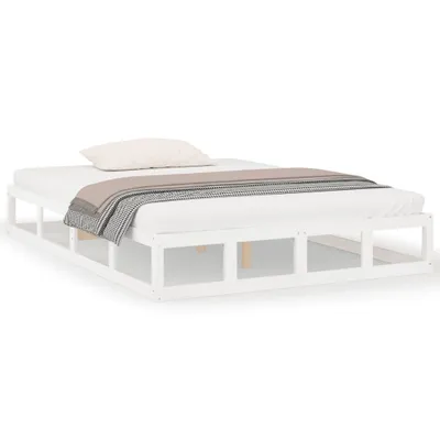 Produktbild von "WINTER SALE"Massivholzbett - Bettrahmen - Bettgestell - Doppelbett - Weiß 120x200 cm - Polsterbett Klassische Betten NEU5271768