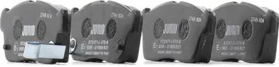 Produktbild von JURID 572471J Bremsbeläge Satz Vorne für DAIHATSU SIRION (M3) für SUZUKI Alto (GF) für NISSAN PIXO (UA0)