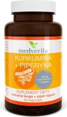 Immagine prodotto di Medverita Medverita Curcumina Piperina 60 K