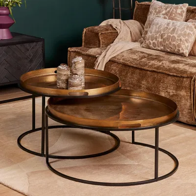 Produktbild von Starfurn - Puck Couchtisch - 78 cm - 2er Set