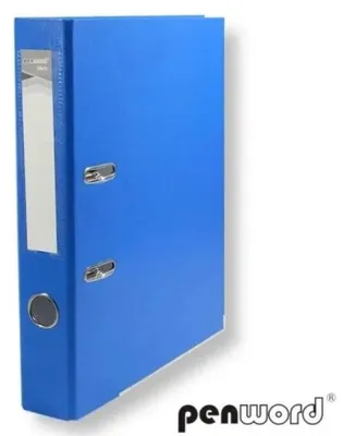 Immagine prodotto di Raccoglitore A4 con anelli da 5 cm, blu - Penword
