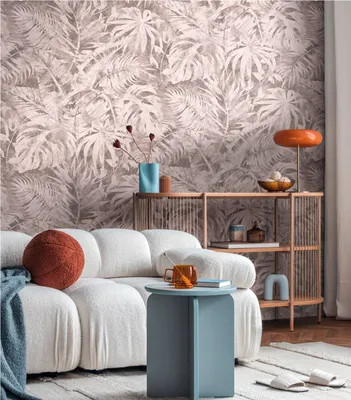 Produktbild von A.S. Creation Fototapete 8.80 x 0.53 m Livingwalls Dschungel Tapete Rosa 791457 Palmen CosmoLiving by Cosmopolitan