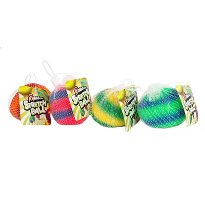 Produktbild von Rainbow Stretch Ball, 7 cm: Bunter Stretch Ball in Regenbogenfarben