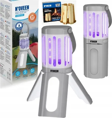 Zdjęcie produktu dla LAMPA owadobójcza LATARKA 2w1 NA OWADY KOMARY MUCHY ĆMY SKUTECZNA + GRATIS
