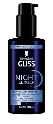 Produktbild von Schwarzkopf Gliss Night Elixier Aqua Revive