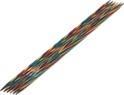 Produktbild von Lana Grossa Strumpfstricknadel Design-Holz Multicolor 20-3.0mm