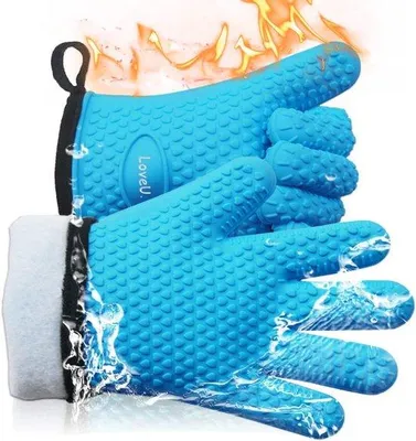 Produktbild von Ofenhandschuhe Hitzebeständig - Flexible BBQ & Küchenhandschuhe