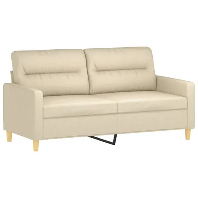Produktbild von 2-Sitzer-Sofa Creme 140 cm Stoff